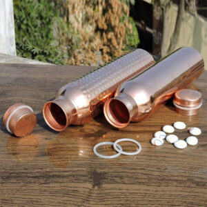 Classic Hammered Copper Bottles