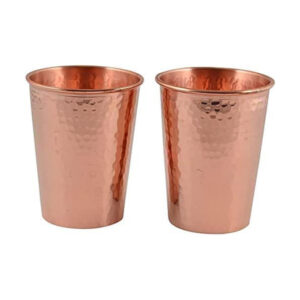 Hammered Copper Tumblers (Set of 2)