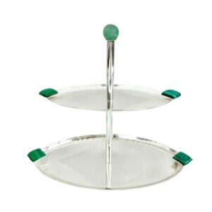 Dual Layer Silver Tray