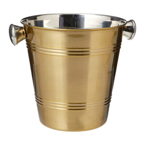 Gold Finish Wine Cooler